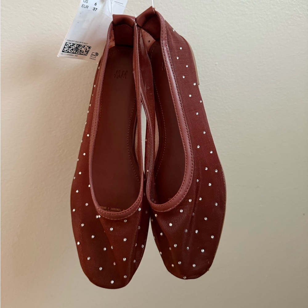 H&M Rust Polka Dot Women's Flats
